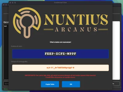 Fase 3: Creazione Chat - Join Code